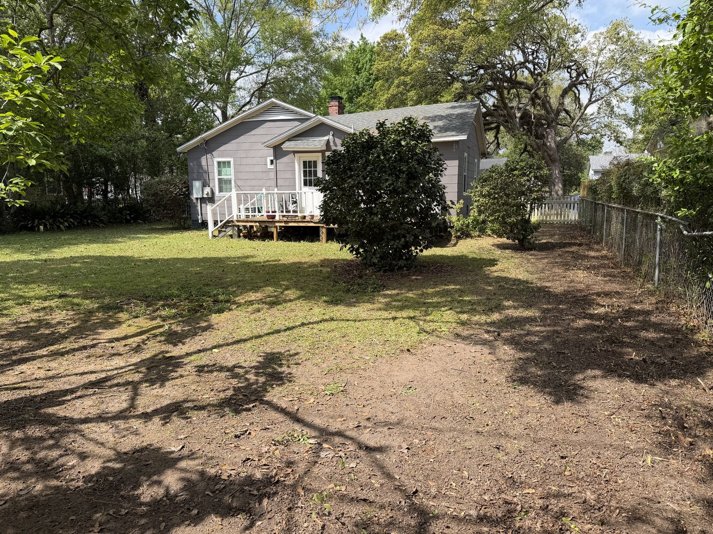 Back-Yard Cleanup after