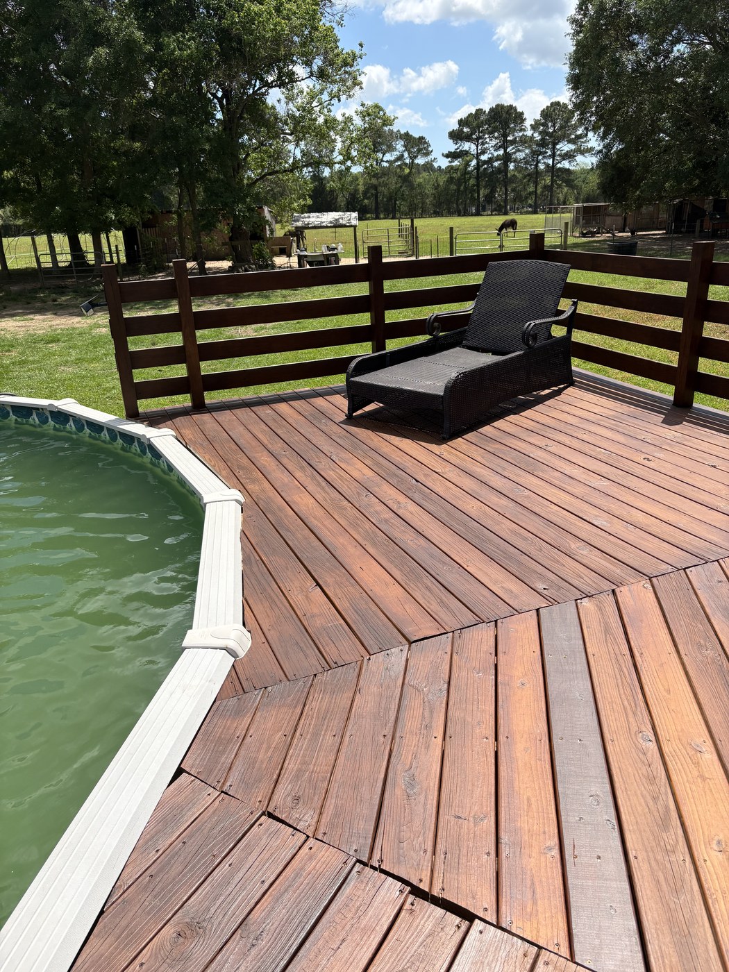Deck Staining after