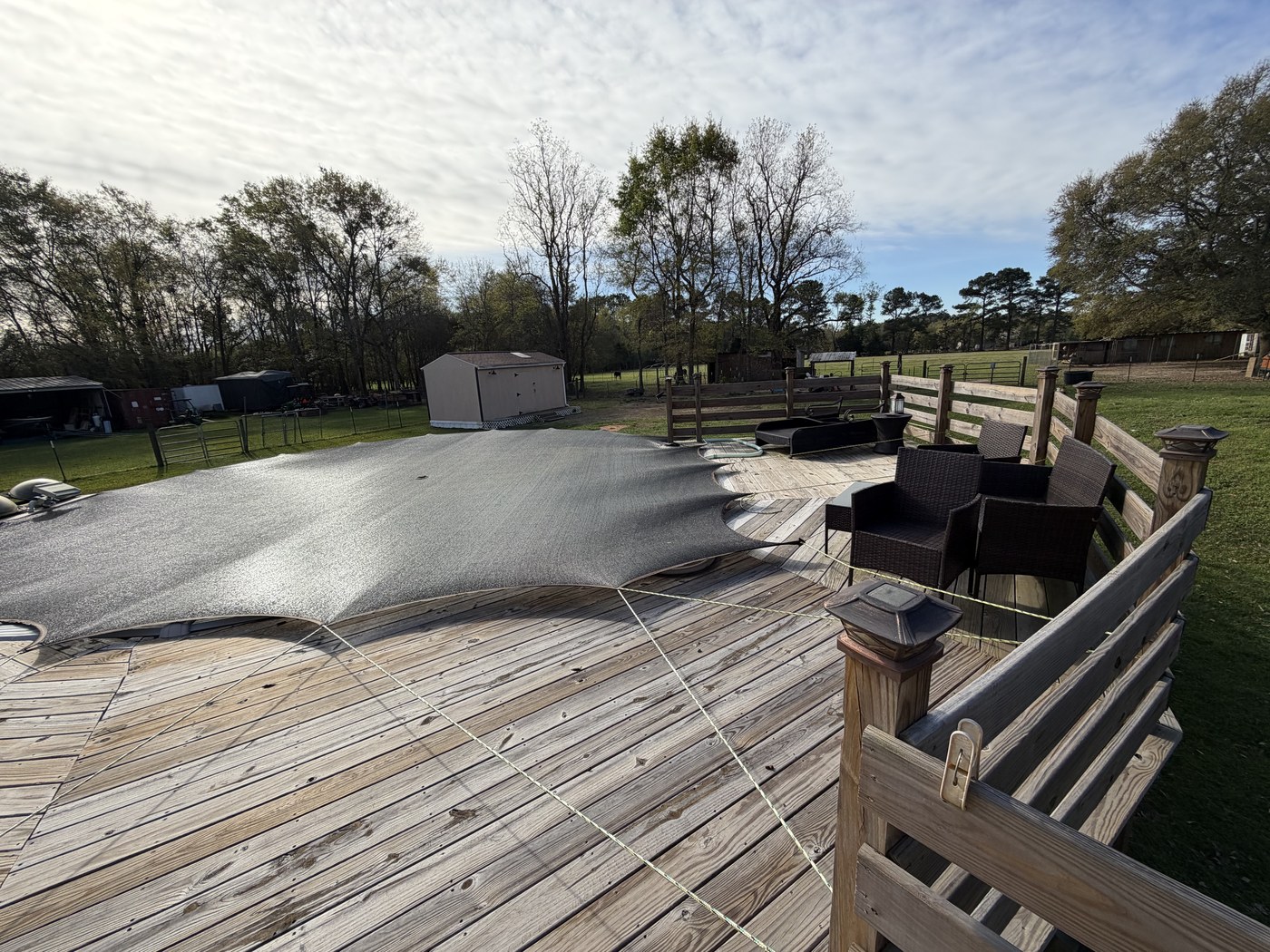 Deck Staining before