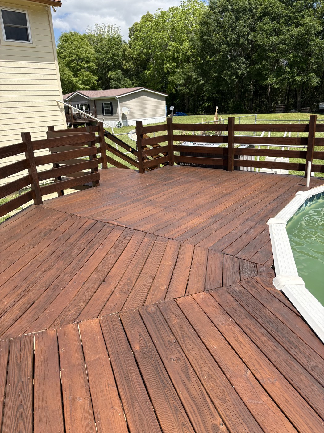 Deck Staining after
