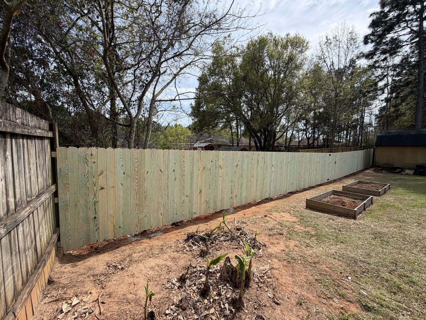Fence Installation after