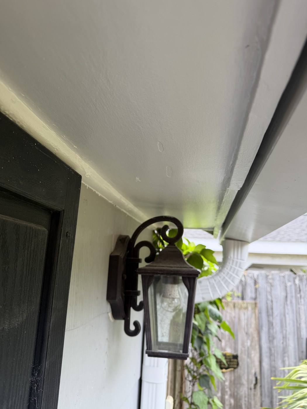 Soffit Painting after