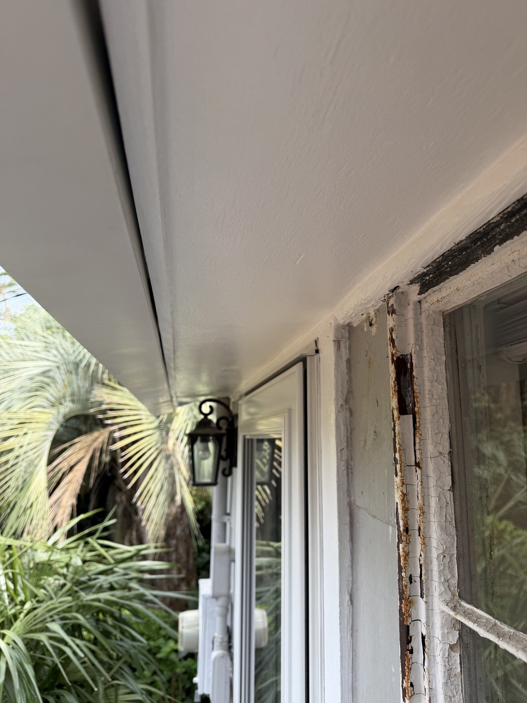 Soffit Painting after