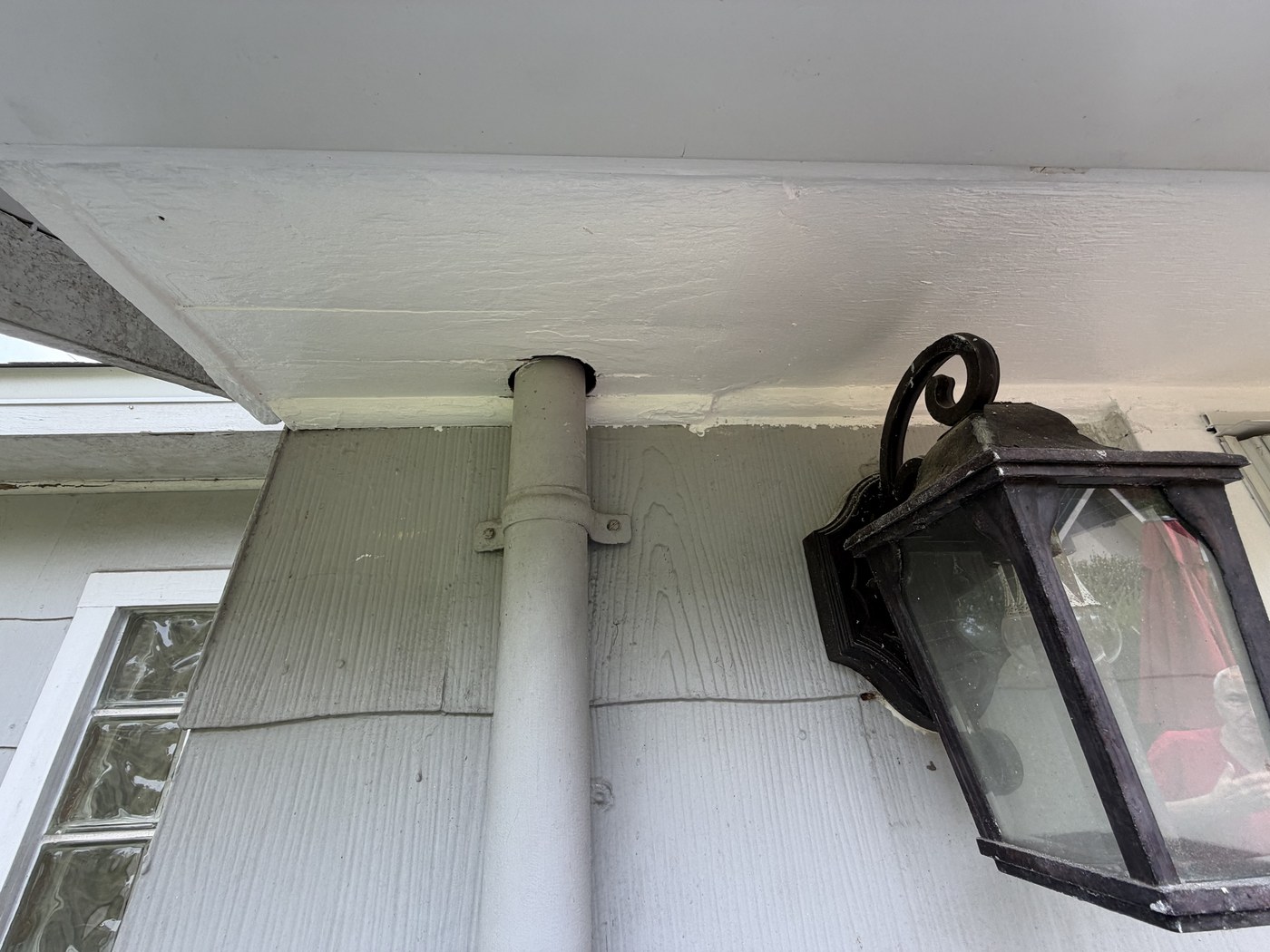 Soffit Painting after
