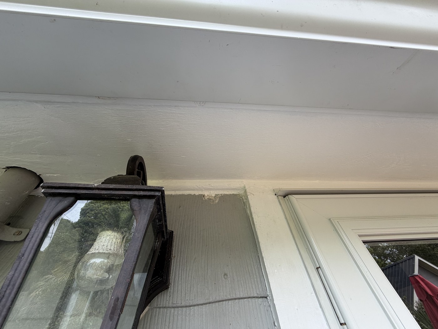 Soffit Painting after
